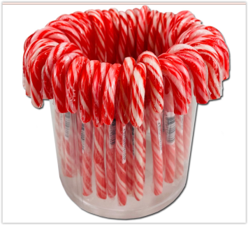 Candy Cane  Rood/Wit